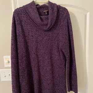 Dana Buchanan Purple tunic sweater